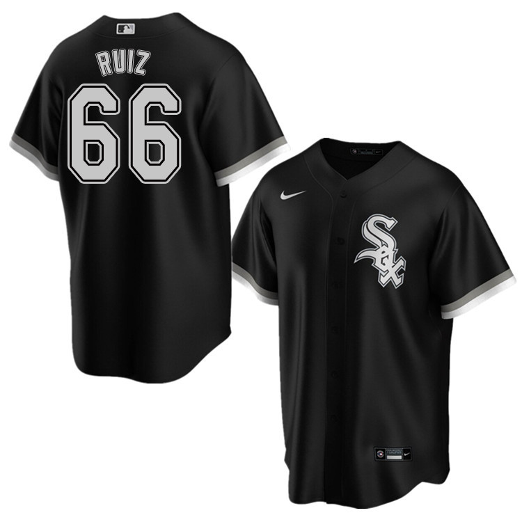Nike Men #66 Jose Ruiz Chicago White Sox Baseball Jerseys Sale-Black